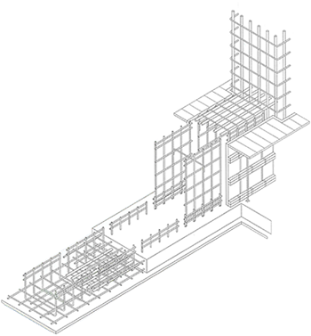 二線溶接工法（二線メッシュ工法）